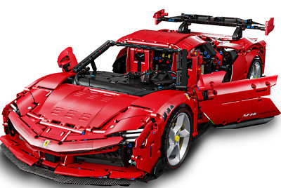 LERU 10723 | ''Ferrari'' SF90 Supercar 1:8 Technic Konstruktionsset NEU & OVP