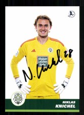 Niklas Knichel  Autogrammkarte FC Homburg 2023-24 Original Signiert