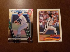 2 NOLAN RYAN CARDS 2021 Mosaic Baseball Will To Win #WTW9 + 1989 Topps #530 M NM