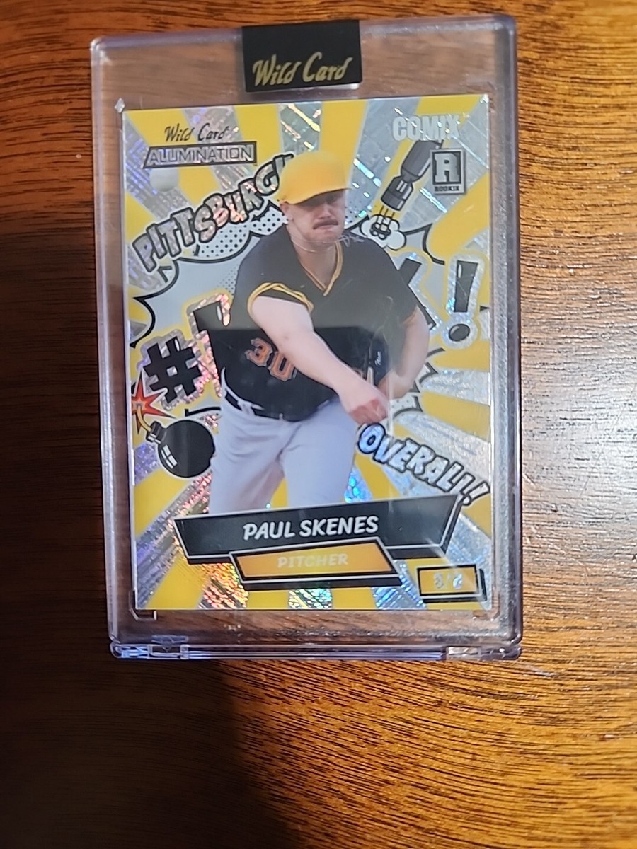 2024 PAUL SKENES WILD CARD COMIX 8 /8 ACBN-PS1 RC PITTSBURGH