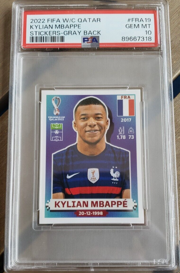 2017 Panini WCCF Mbappe ムバッペ RC PSA9 2017 2018 Panini