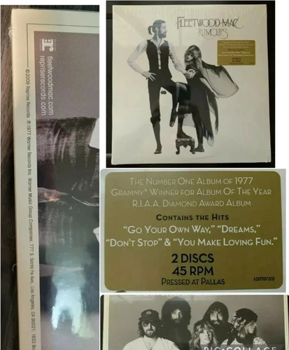 PALLAS Fleetwood Mac Rumours 2xLP 45rpm, NEW. Kevin Grey/Steve Hoffman Mastered