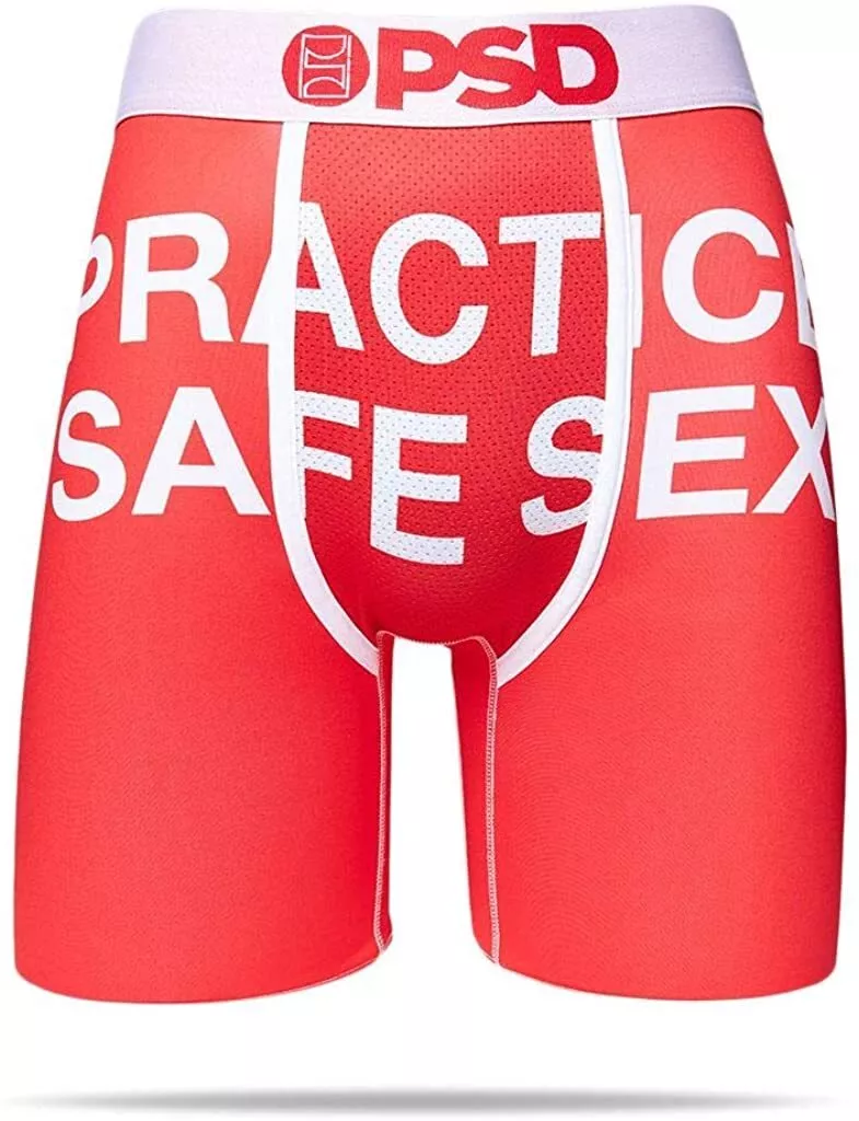 PSD Men's Practice Safe Sex Boxer Brief Underwear