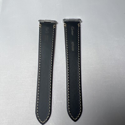 Cartier Honey Brown Leather Strap 19mm x 16mm KD7HJABK Deployment