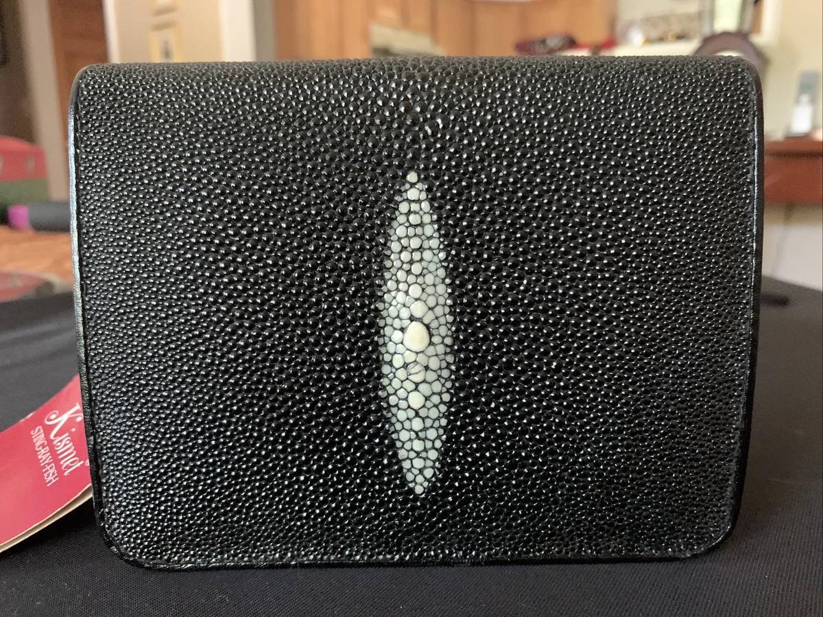 Buy PELGIO Genuine Stingray Skin Leather Women's Wallet Coins Purse Online  at desertcartINDIA