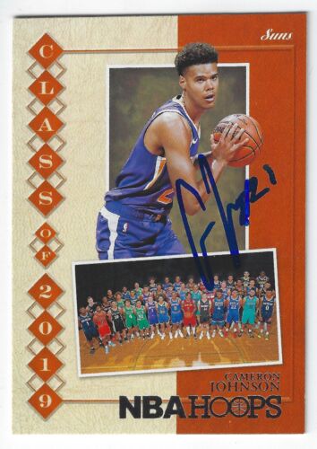 CAMERON CAM JOHNSON PHOENIX SUNS SIGNED HOOPS BASKETBALL CARD BROOKLYN NETS - Picture 1 of 1