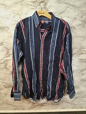 Chaps Ralph Lauren Mens Dress Shirt Mens Shirt Size M Button UpThick Cowboy #15 
