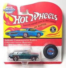 Hot Wheels Redline Vintage Collection 55 Chevy Nomad Metallic Green