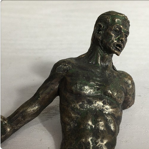 3D Ornament Wall Decor Climbing Man Through Wall Wall Art Statue Sculpture Home - Picture 4 of 10
