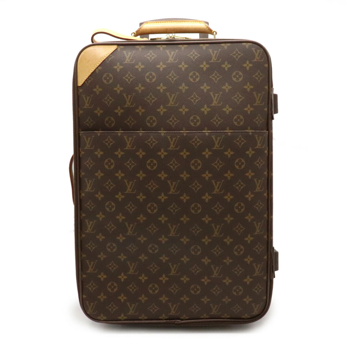 Louis Vuitton Pegase 55 Monogram Travel Carry Bag Suitcase Leather