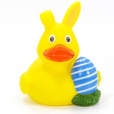 Easter Bunny Eggs Rubber Duck