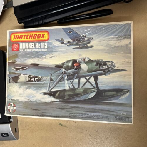Matchbox PK-401 1/72 Scale Heinkel He 115 Floatplane From 1975 Sealed! - Picture 1 of 8