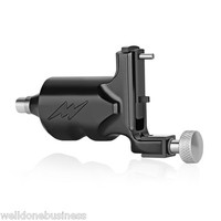 Pro Aluminum Alloy Black Rotary Tattoo Machine Gun Rca Connector Shader Liner Pro Aluminum Alloy Black Rotary Tattoo Machine Gun Rca Connector Shader Liner