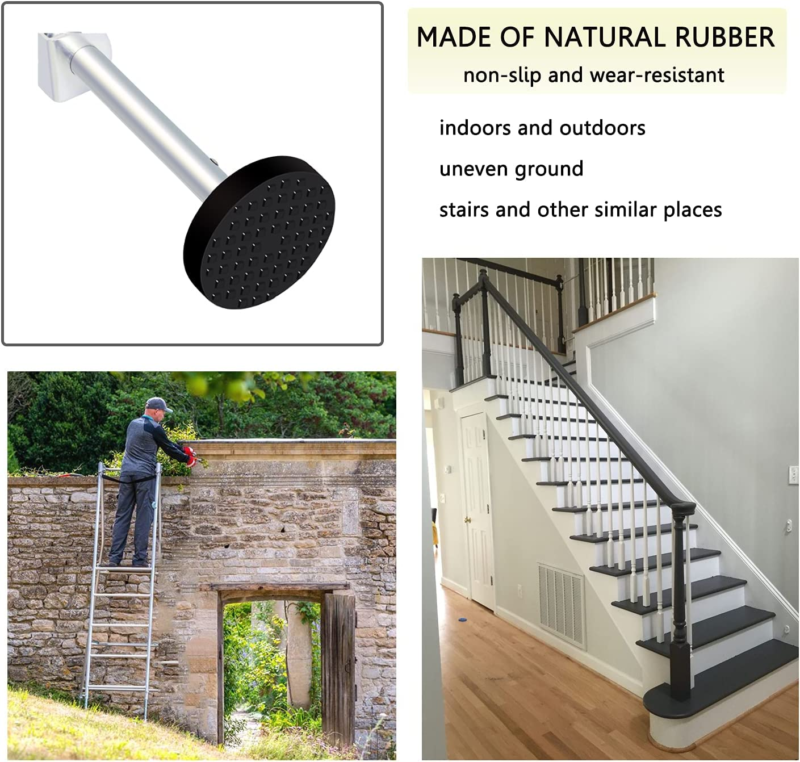 Leiter-Nivellierer Für Treppen – Verstellbar, Rutschfest & Stabil – Passt Für Leitern Bis 19x54 Cm (BxL)