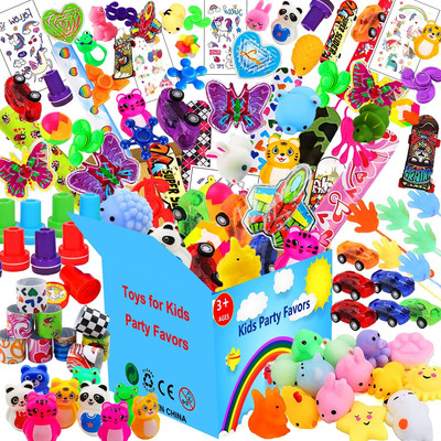 120 Pcs Party Favors Toy for Kids, Treasure Box Carnival Prizes for Classroom Sc