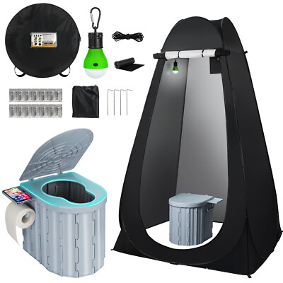 Outdoors Portable Camping Toilets for Adult Shower Tent Camping Privacy Foldable