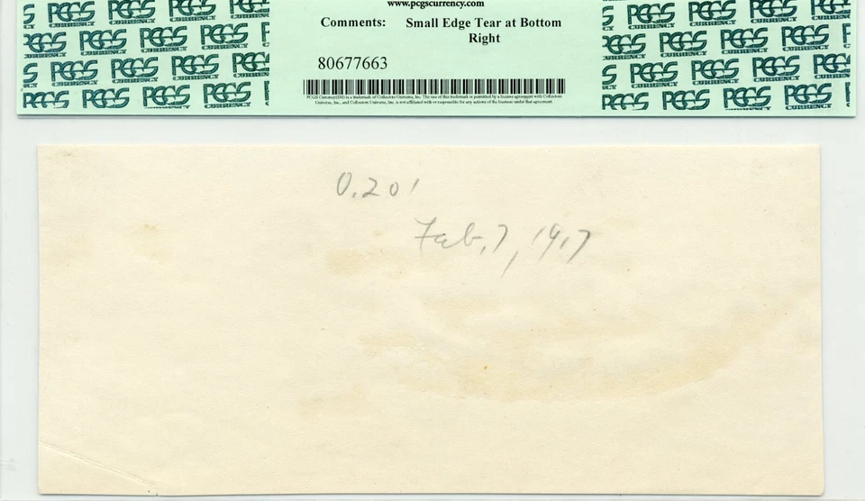 1917 $10 The Merchants Bank of Canada - FACE PHOTOGRAPHIC PROOF - PCGS AU 55 - Image 2 of 2