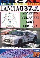 Decal Lancia 037 Adartico Vudafieri Tour De Corse 1983 3Rd (05)