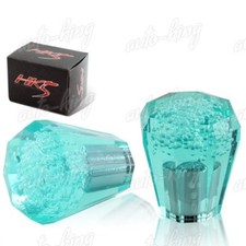 Universal Jdm Teal Vip 60mm Transparent Mt Octagon Crystal Bubble Shift Knob Universal Jdm Teal Vip 60mm Transparent Mt Octagon Crystal Bubble Shift Knob