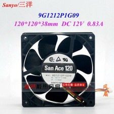 Sanyo 12038 9G1212P1G09 12V 0.83A 4-wire PWM temperature control cooling fan 