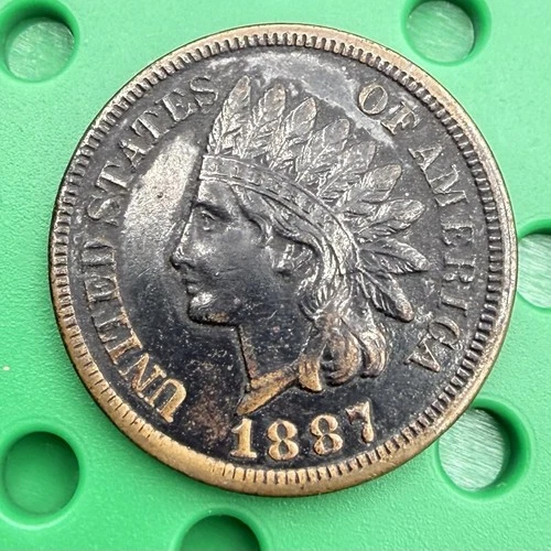 1887 Indian Head Cent - EXTRA FINE, GREAT PRICE