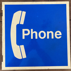 Phone Booth Sign | eBay