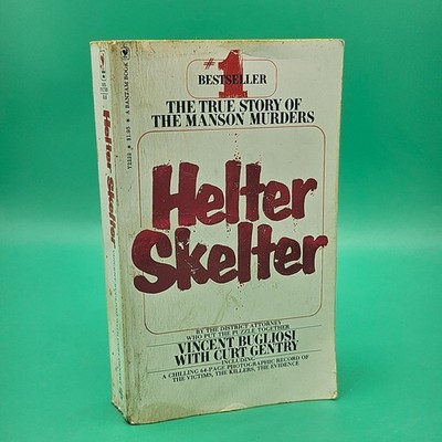 HELTER SKELTER Vincent Bugliosi Paperback Bantam 1974 Bantam White Copy RARE VTG