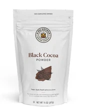Black Cocoa Dutch Processed Cocoa Powder for Baking Intense Dark Chocolate Flav