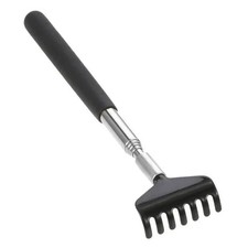 Telescopic Back Scratcher Stainless Steel Massager Tool with Carry Ba