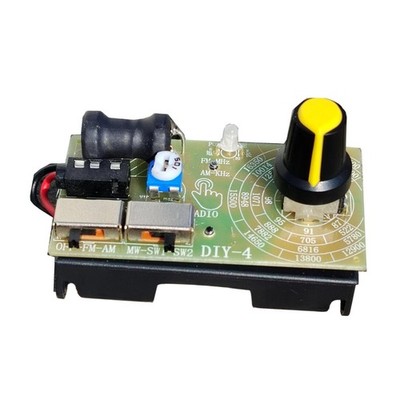 /KW-Radiomodul mit LED-Anzeige, DIY-Kit, batteriebetrieben, digital, kompakt,