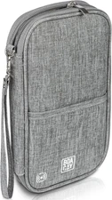 BOACAY Travel Document Organizer with RFID, Family Passport Holder, Wallet for W