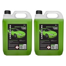 Wash and Wax Car Shampoo 2 x 5L, Green Apple Fragrance, Cleans Protects Carshark