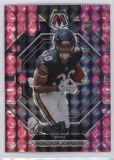 2023 Panini Mosaic Rookies Pink Camo Mosaic Prizm Roschon Johnson #359 1e7l