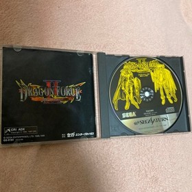 Dragon Force II 2 W/Manual Sega Saturn SS Used Game Very Good NTSC-J Japan JP