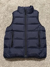 Gap Kids Puffer Vest Boys Navy Blue Size Small