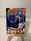 2025 Panini Donruss Optic First Year Fresh Jaxson Dart Blue Hyper (MEM, RC)