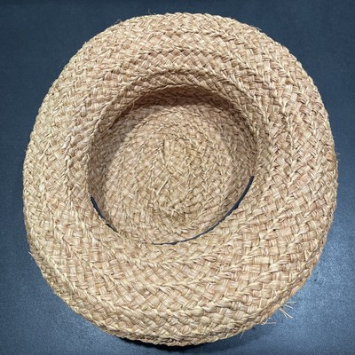 Helen Kaminski Tan Brown 100% Raffia Sun Hat Handmade In  display picture 3