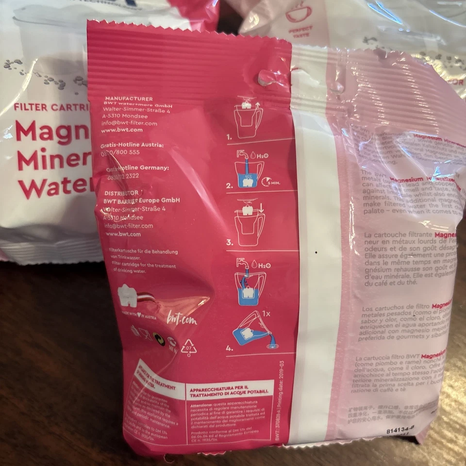 3 BWT Best Water Technology Filter Cartridges For Magnesium Mineralized Water - Image 2 of 3