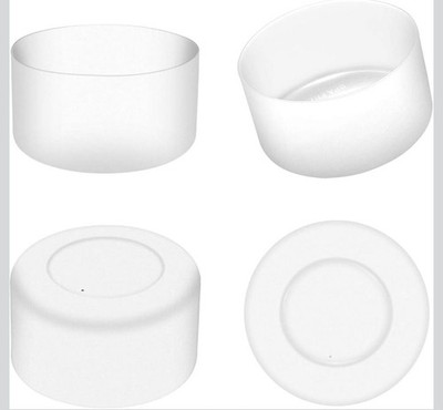 Swtroom Silicone Water Bottle Boot Protector White 2.95in : ,