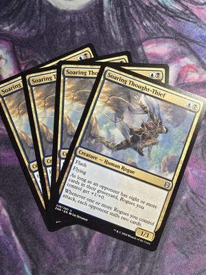(x4) Soaring Thought-Thief 236/280 Playset Non Foil Uncommon ZNR MTG Near Mint