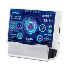 3 5 Inch IPS Type C USB Monitor with Double Sided Tape and Plastic Bracket