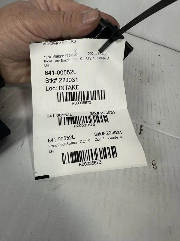 Interruptor de puerta delantera del conductor espejo del conductor de 00-02 LINCOLN LS 2274008 Foto 2 de 2