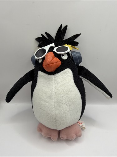 Rare 1997 Rockhopper Penguin 8inch  Plush Banpresto - READ