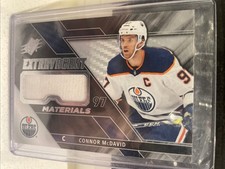 2019-2020 UD Connor mcdavid Extravagant Materials #EX-CM Jersey 