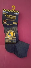 NWT Copper Fit Infused Work Gear Ankle Socks L/XL  (M 9-12 W 10-13 ) 3 Pair Size