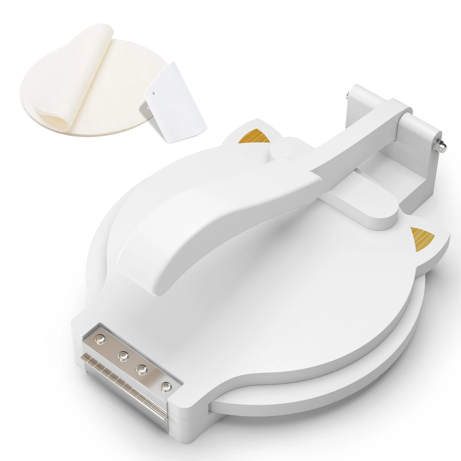 Tortilla Press 10 Inch- with 50pcs Parchment and Dough Scraper-Quesadilla & T...
Opens in a new wind