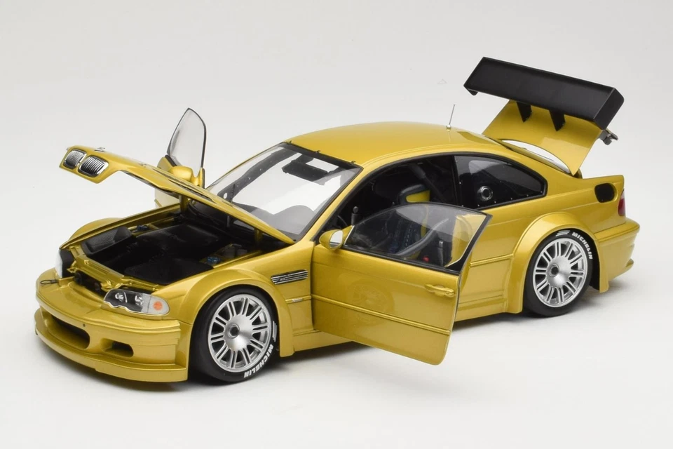 80430309444 BMW M3 E46 GTR Street Phoenix amarillo Minichamps 1/18 Foto 2 de 4