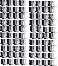 Yacht  Smith Mens  Womens Wholesale Bulk Sports Crew Socks 240 Pairs Assorted 