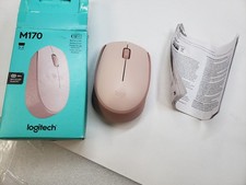 Logitech M170 Wireless Mouse - Rose Pink. 33ft range USB Dongle