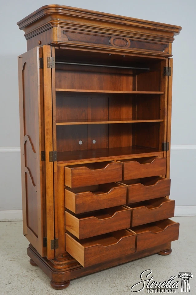 69528: ETHAN ALLEN Cherry Country French Bedroom Armoire - Image 3 of 4